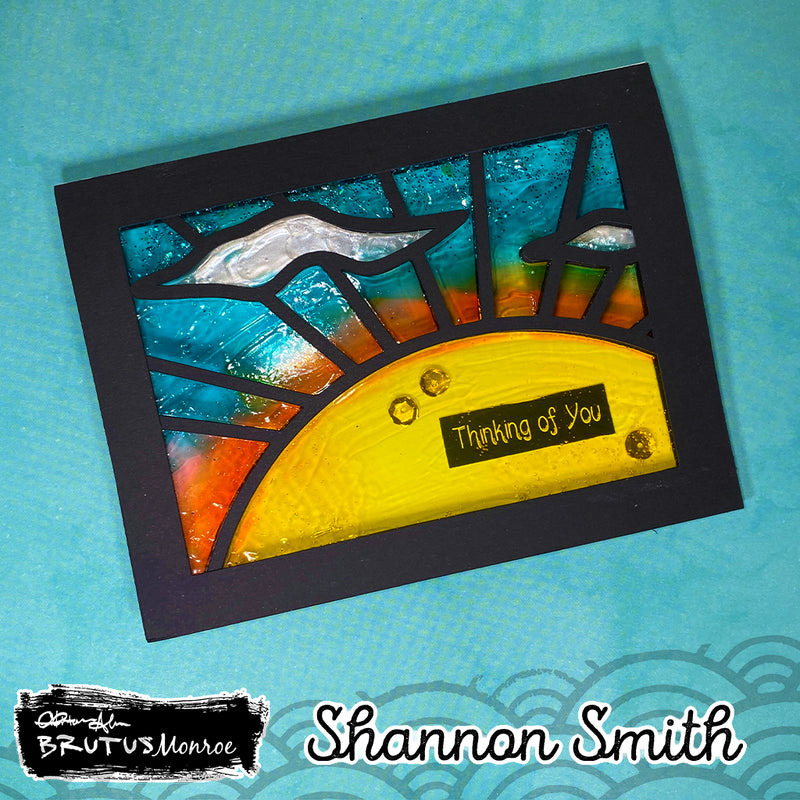 Stained Glass Garden Stencil | Digital Cut FIle