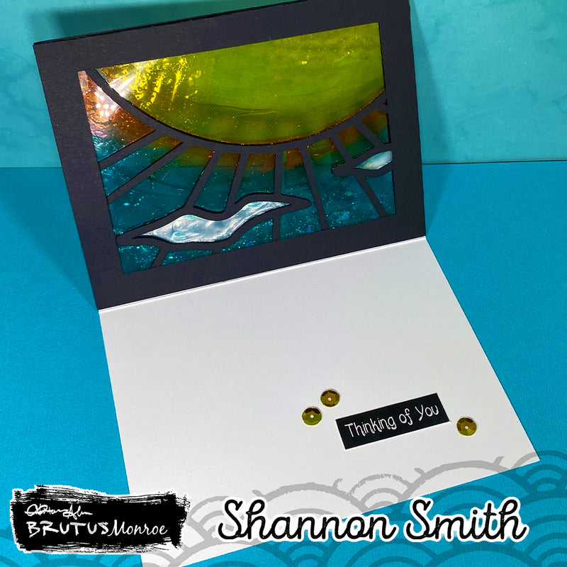 Stained Glass Garden Stencil | Digital Cut FIle