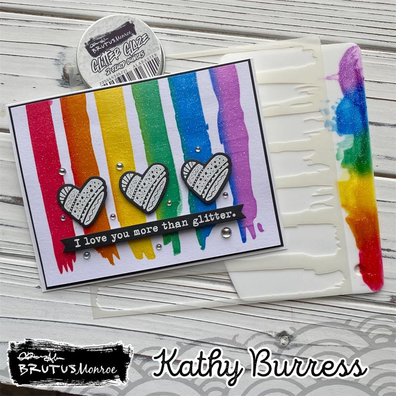 Painted Rainbow | Mixed Media Stencil