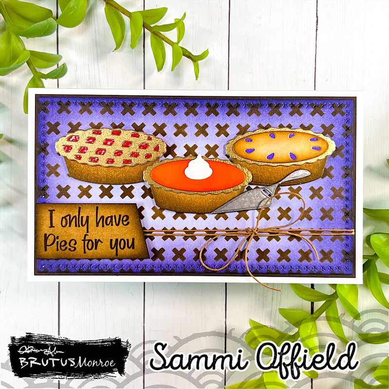 X Pattern |  Mixed Media Stencil