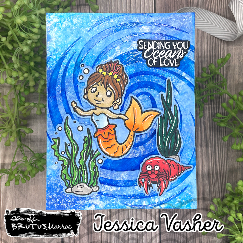 Whirlpool | Mixed Media Stencil