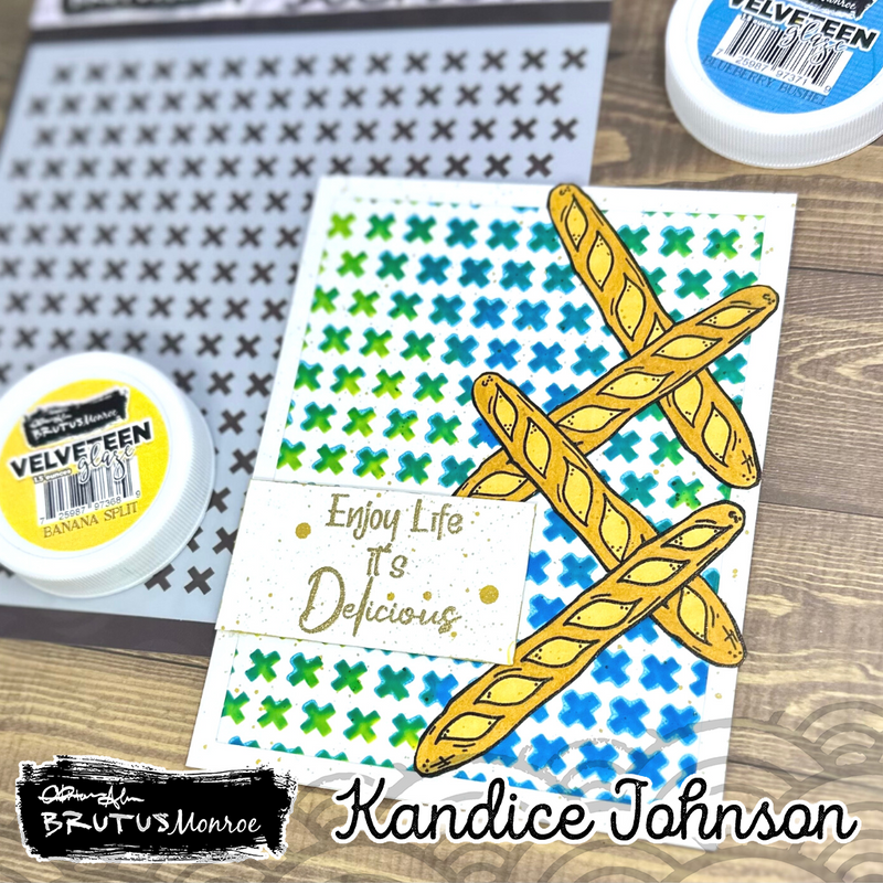 X Pattern |  Mixed Media Stencil