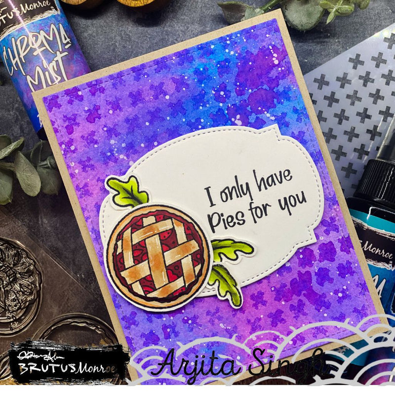 X Pattern |  Mixed Media Stencil