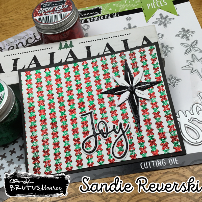 X Pattern |  Mixed Media Stencil