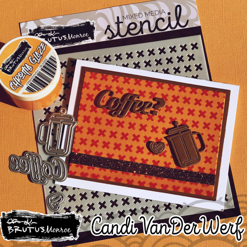 X Pattern |  Mixed Media Stencil