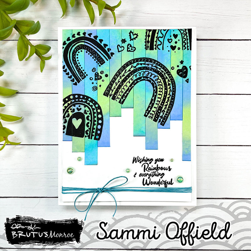 Radiant Rainbow | 6x8 Stamp Set