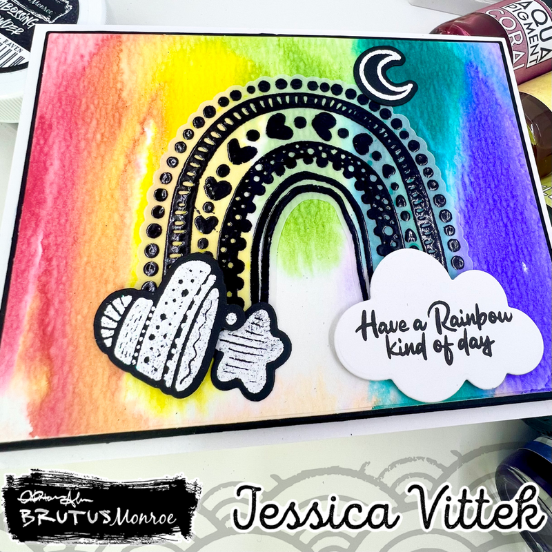 Radiant Rainbow | 6x8 Stamp Set