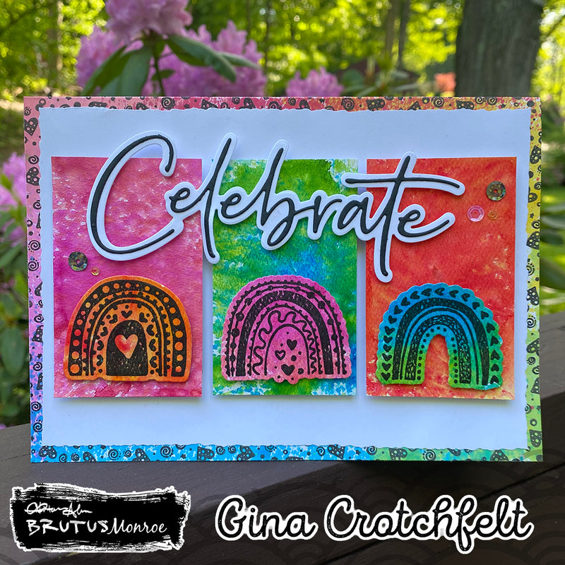 Radiant Rainbow | 6x8 Stamp Set