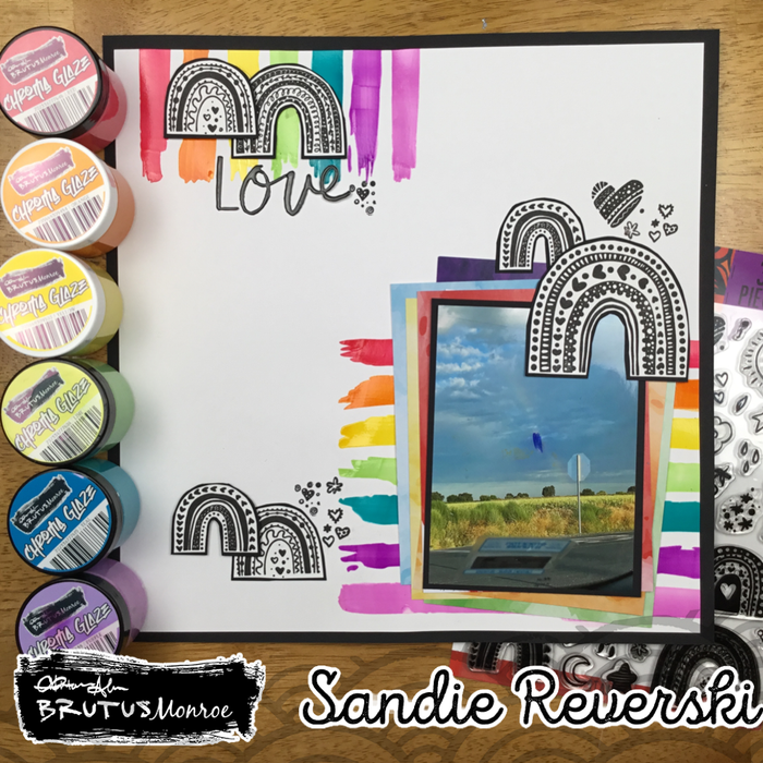 Radiant Rainbow 6x8 Stamp Set