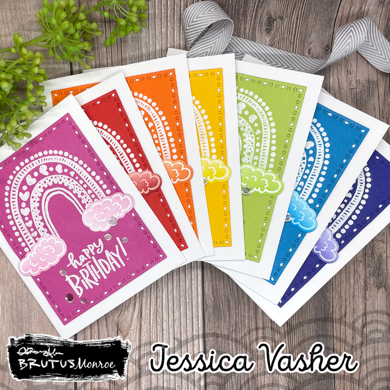 Radiant Rainbow | 6x8 Stamp Set