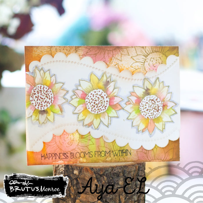 Fall Florals 6x8 Stamps