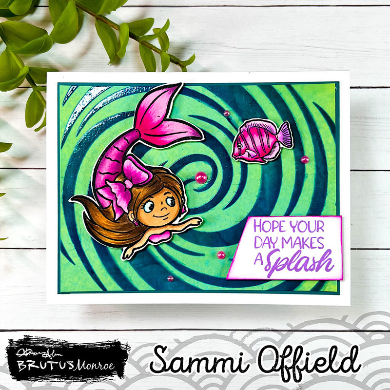 Whirlpool | Mixed Media Stencil