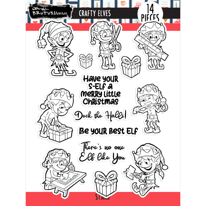 Crafty Elves | 6x8 Stamp Set