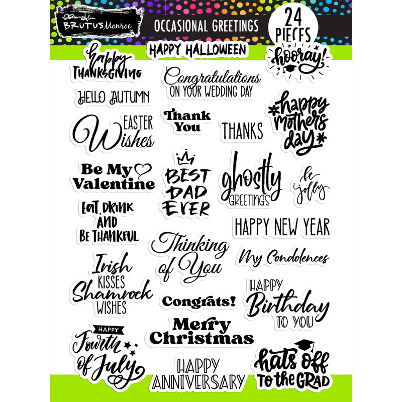 Occasional Greetings | 6x8 Stamp Set