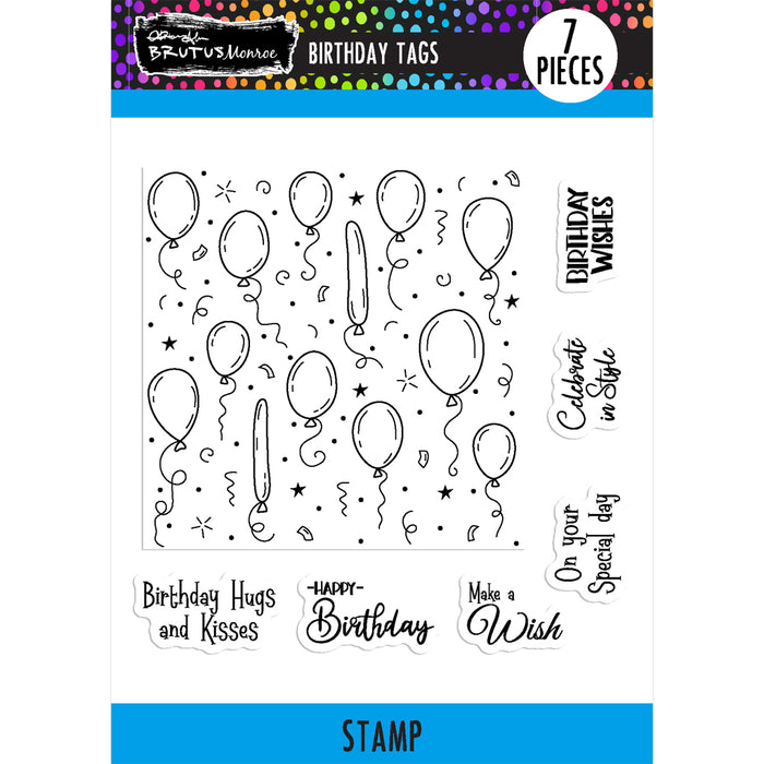 Birthday Tags 4x4 Stamp Set