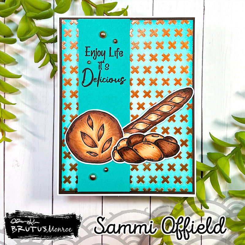 X Pattern |  Mixed Media Stencil