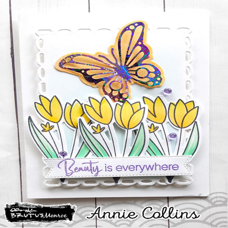 Brutus Monroe | Foil Transfer Sheets | Purple Sketch