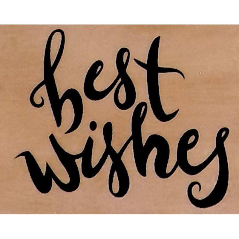 Sayings Stamps | Rubber Wood Block | Darice