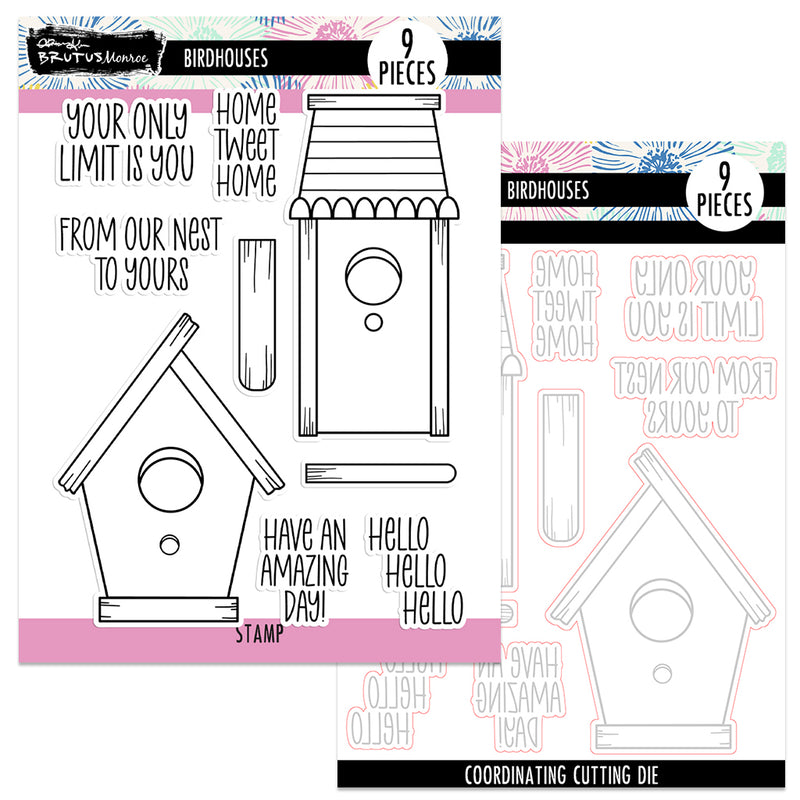 Birdhouses | Stamp & Coordinating Die