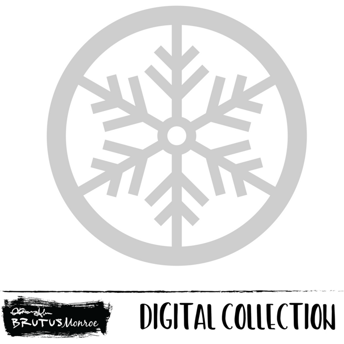 Blitzen - Snowflake Shaker - Digital Cut File