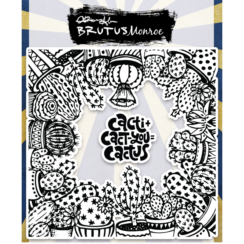 Cacti  | 6x6 Background Stamp