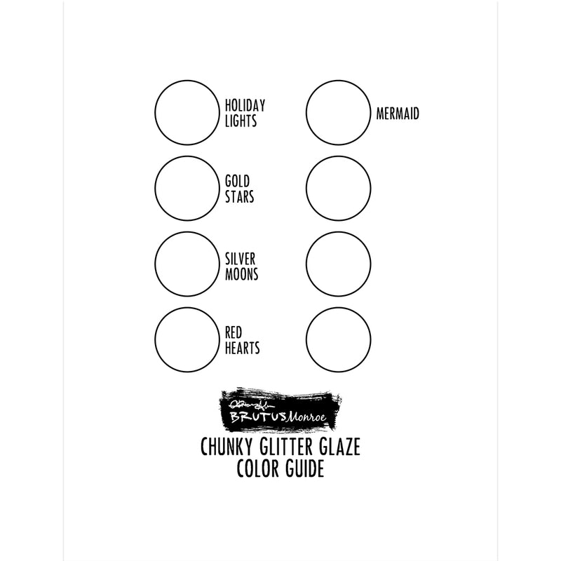 Chunky Glitter Glaze Swatch Guide
