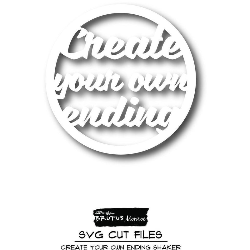 Create Your Own Ending Shaker | Digital Cut FIle