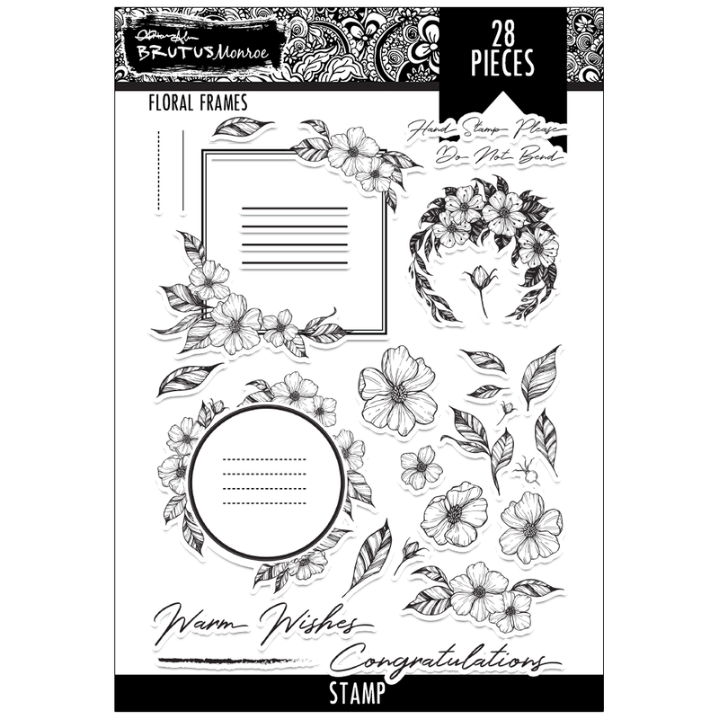 Floral Frames | 6x8 Stamp Set
