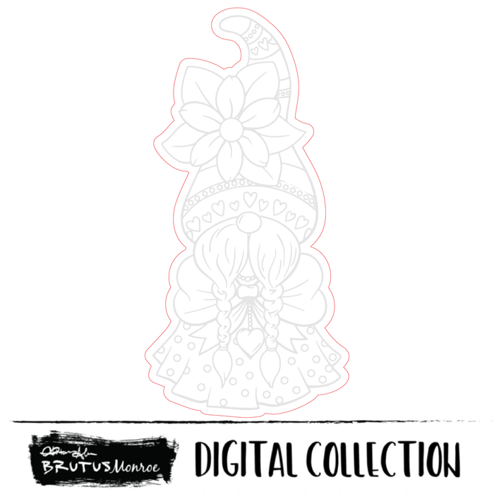 Flower Gnome | Digital Cut File | SVG
