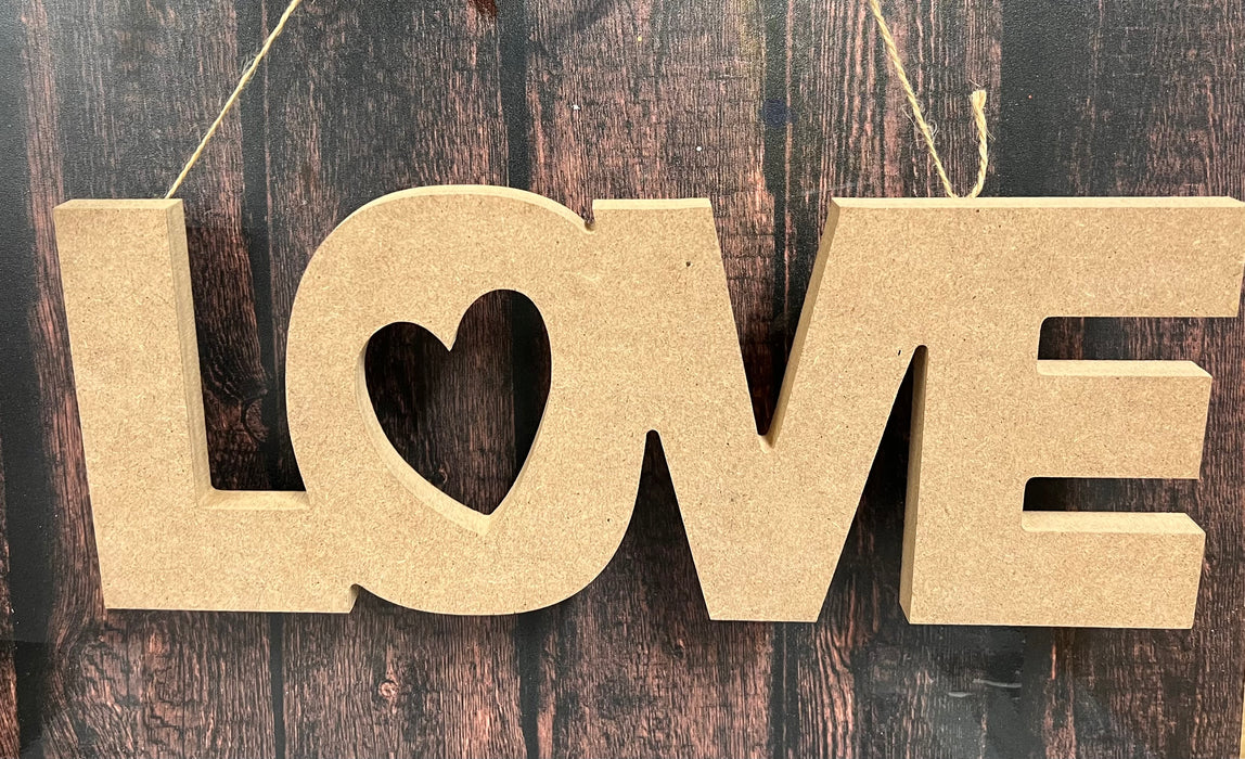 LOVE Wooden Sign | DIY