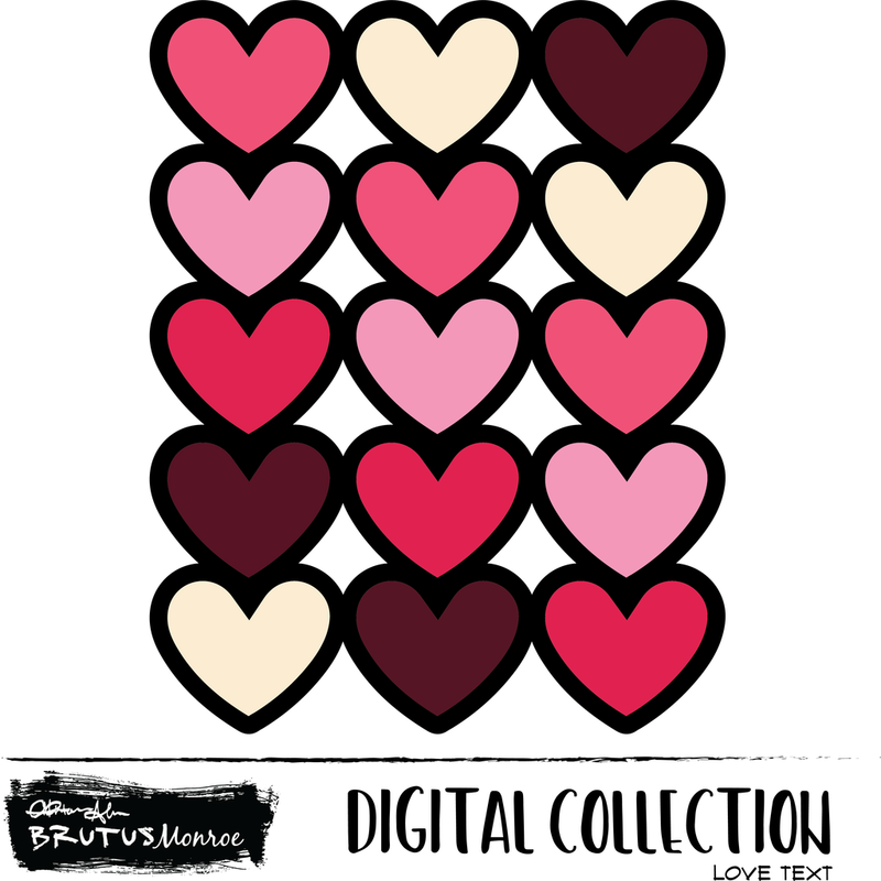 Heart Background | Digital Cut FIle