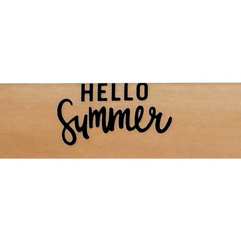 Summer | Wood Block Rubber Stamps