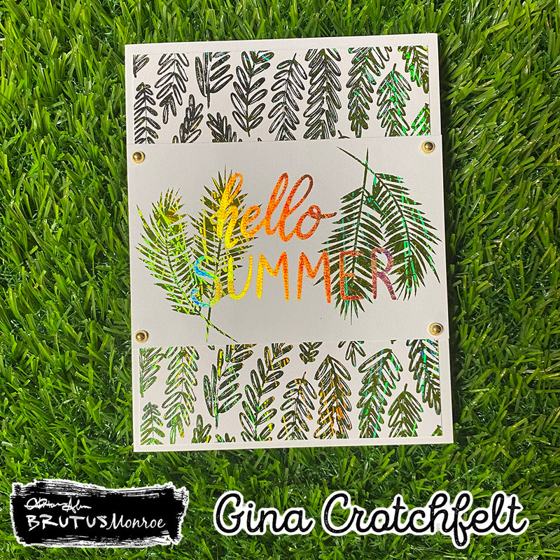Summer Sizzle - Brutus Monroe | Adhesive Transfer | Deco Foil