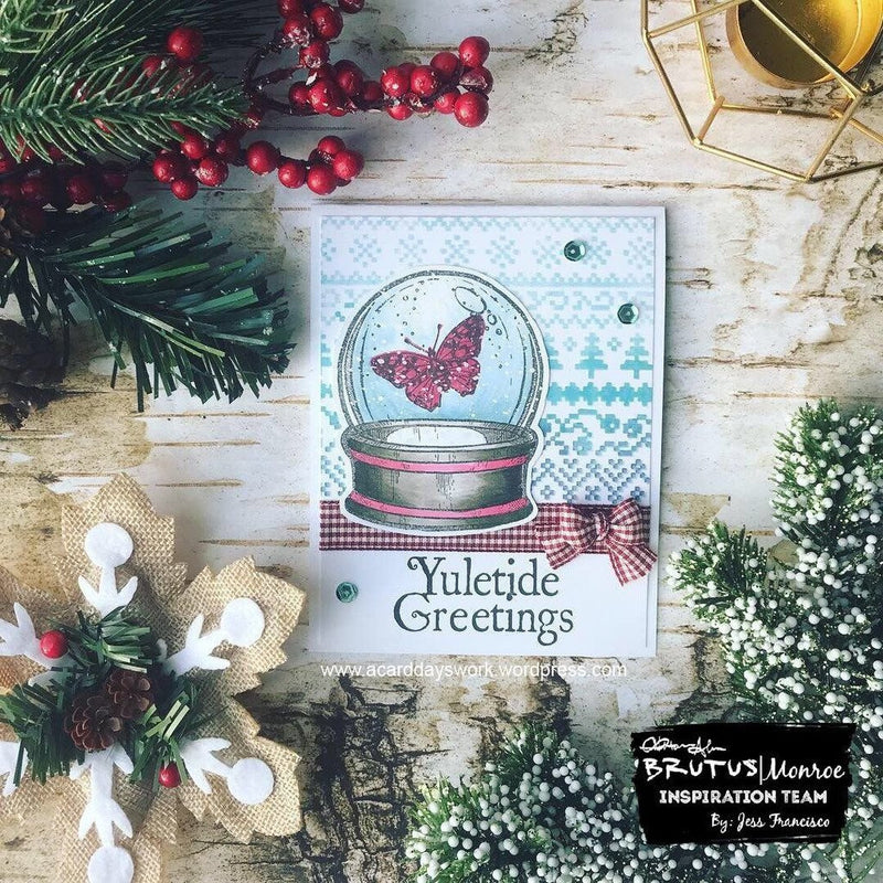 Snowglobe - Empty | 3x4 Stamp