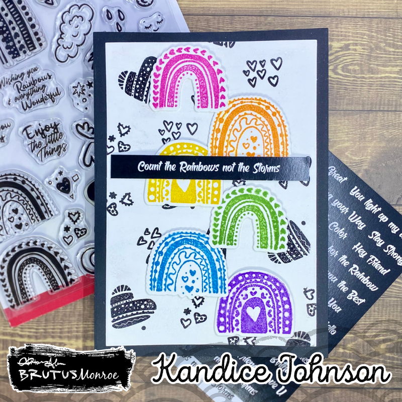 Radiant Rainbow | 6x8 Stamp Set