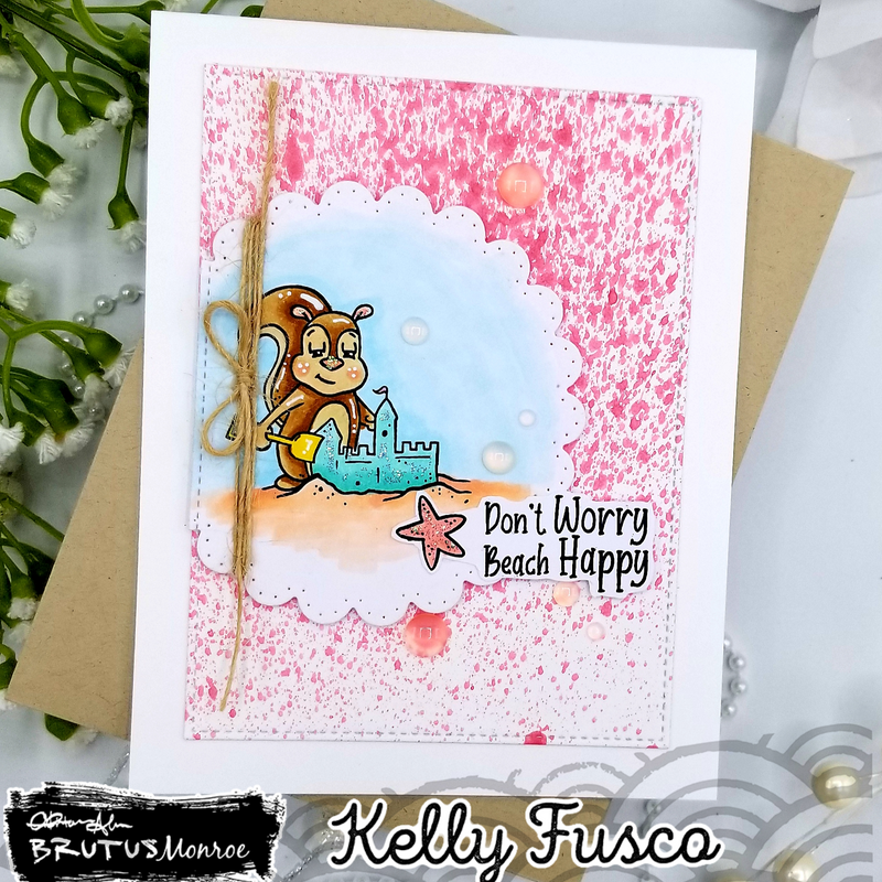 Don't Worry Beach Happy | 2x3 Stamp Set