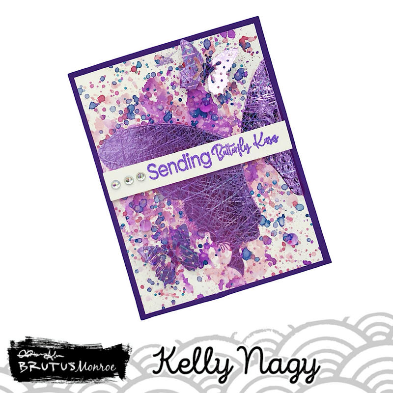 Brutus Monroe | Foil Transfer Sheets | Purple Sketch