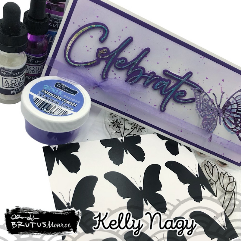 Brutus Monroe | Foil Transfer Sheets | Purple Sketch