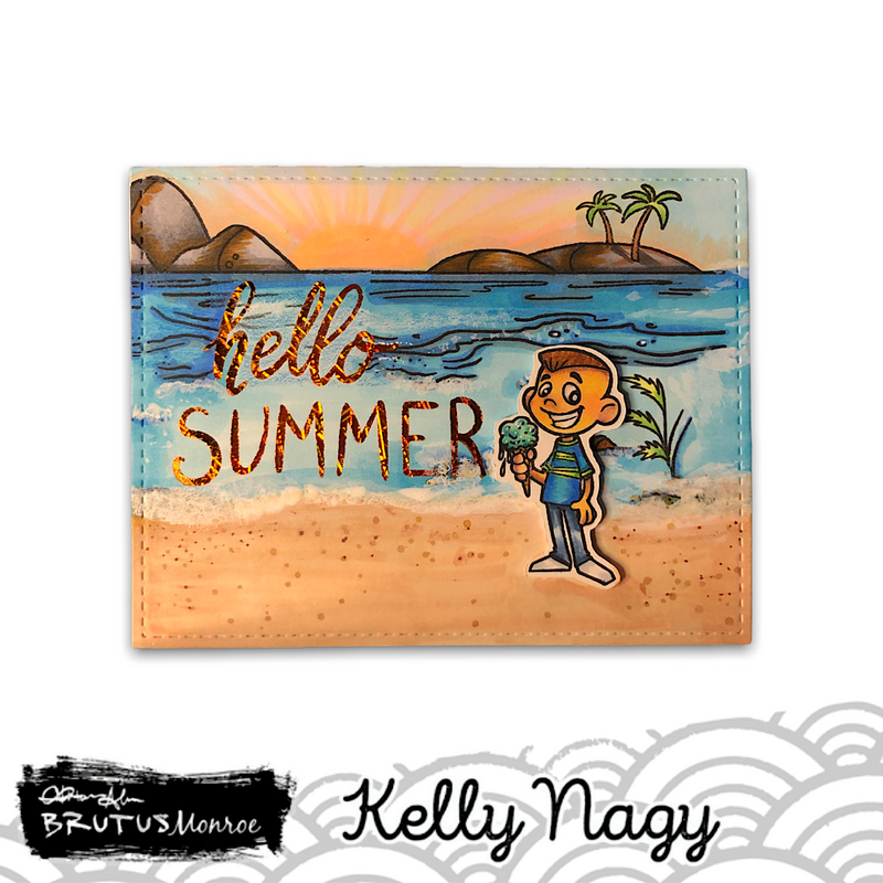 Summer Sizzle - Brutus Monroe | Adhesive Transfer | Deco Foil
