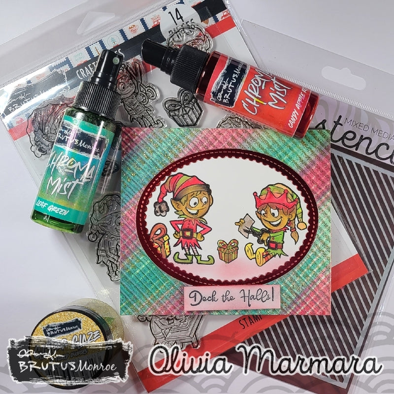 Crafty Elves | 6x8 Stamp Set