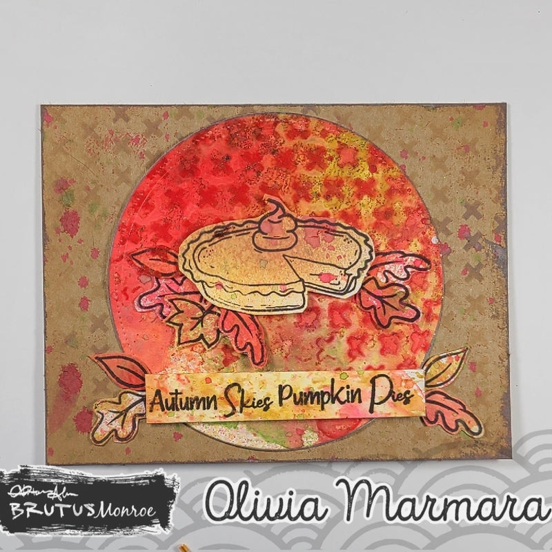 X Pattern |  Mixed Media Stencil