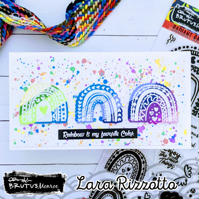 Radiant Rainbow | 6x8 Stamp Set