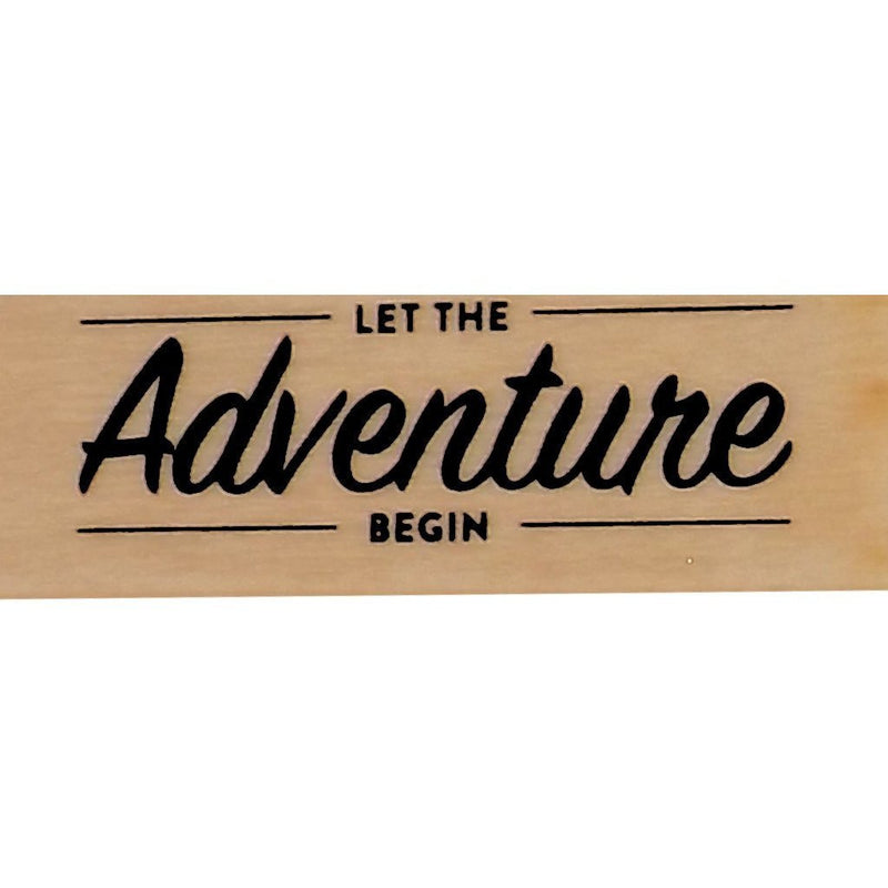 Sayings Stamps | Rubber Wood Block | Darice