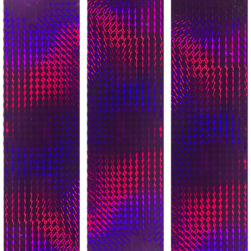 Sequin Sheet - Magenta Square