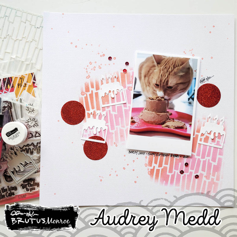 Pinata Fringe | Mixed Media Stencil
