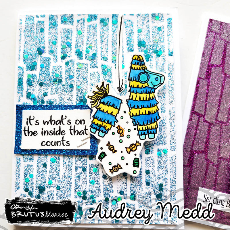 Pinata Fringe | Mixed Media Stencil