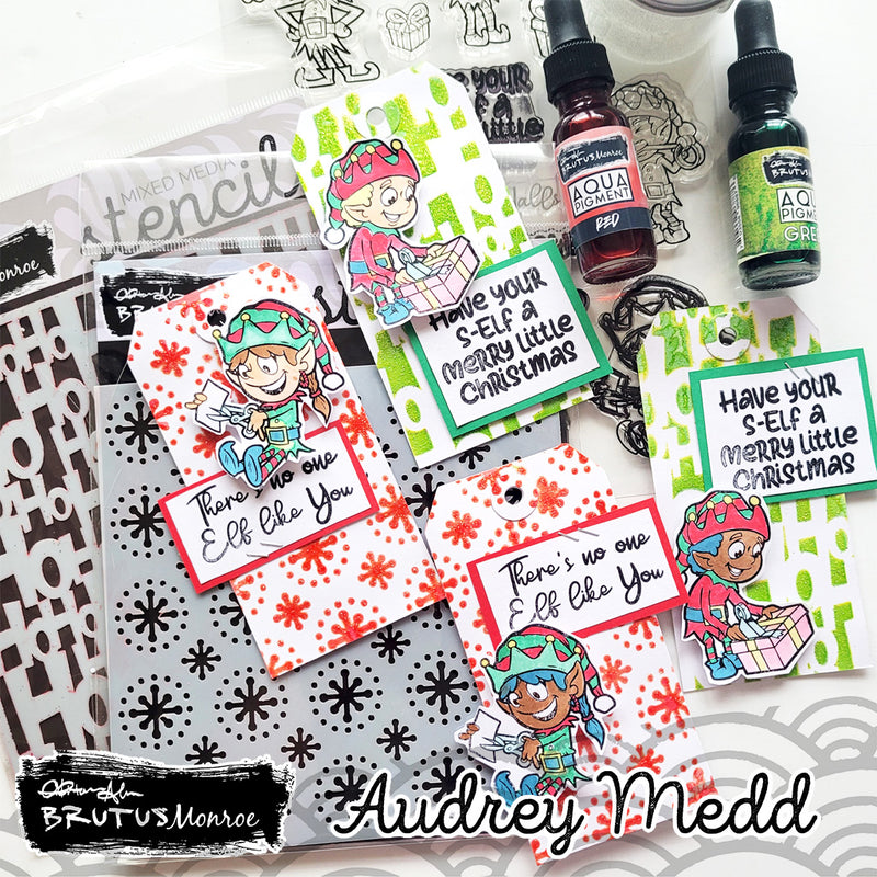 Crafty Elves | 6x8 Stamp Set