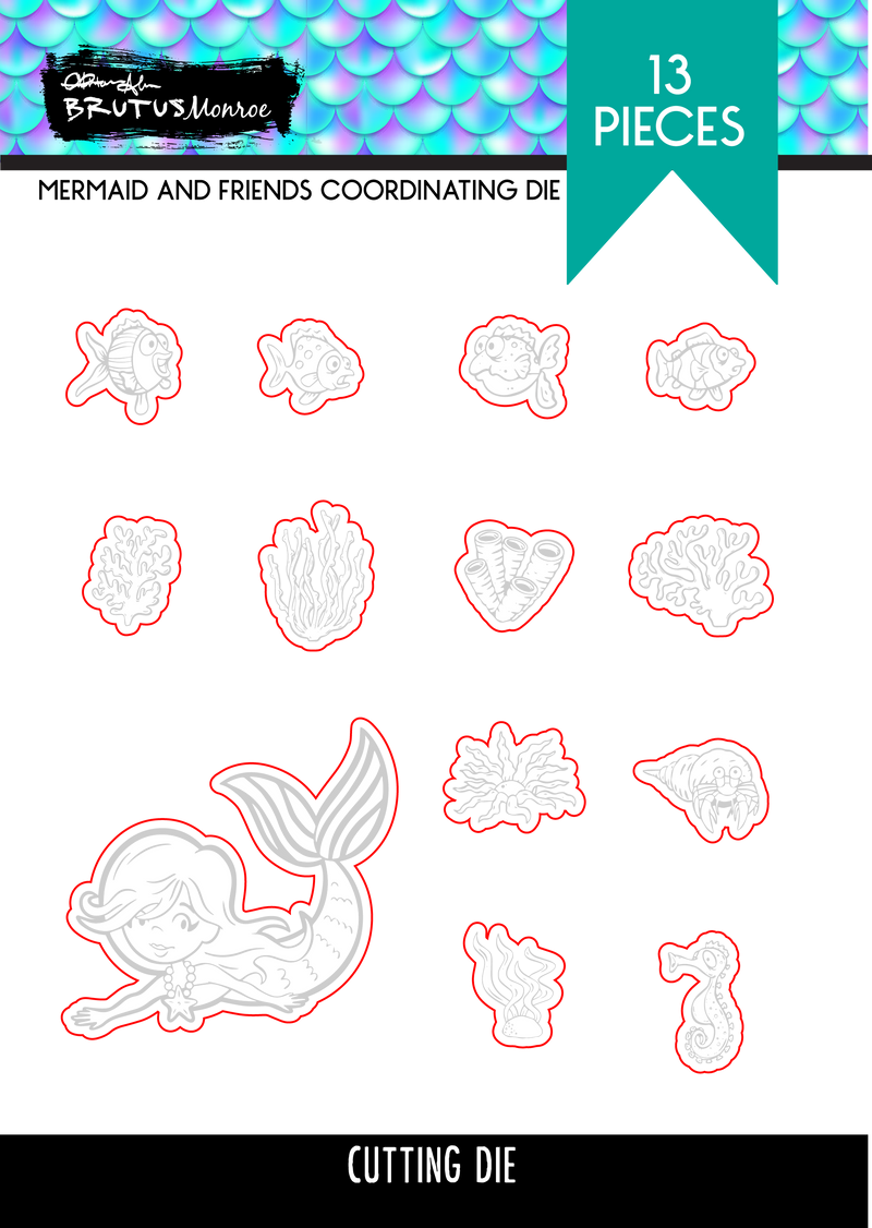 Mermaid and Friends | Coordinating Die