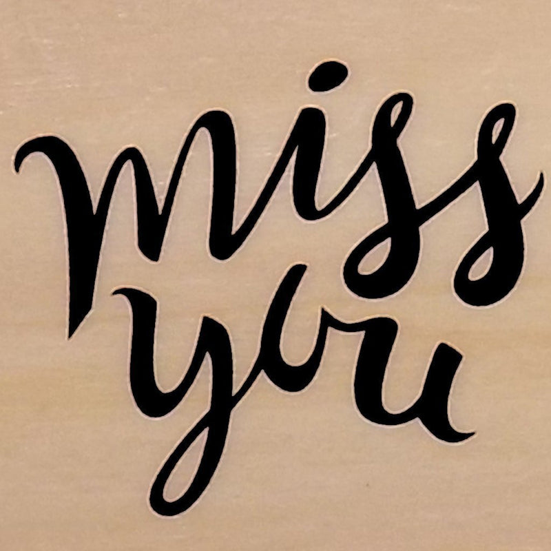 Sayings Stamps | Rubber Wood Block | Darice