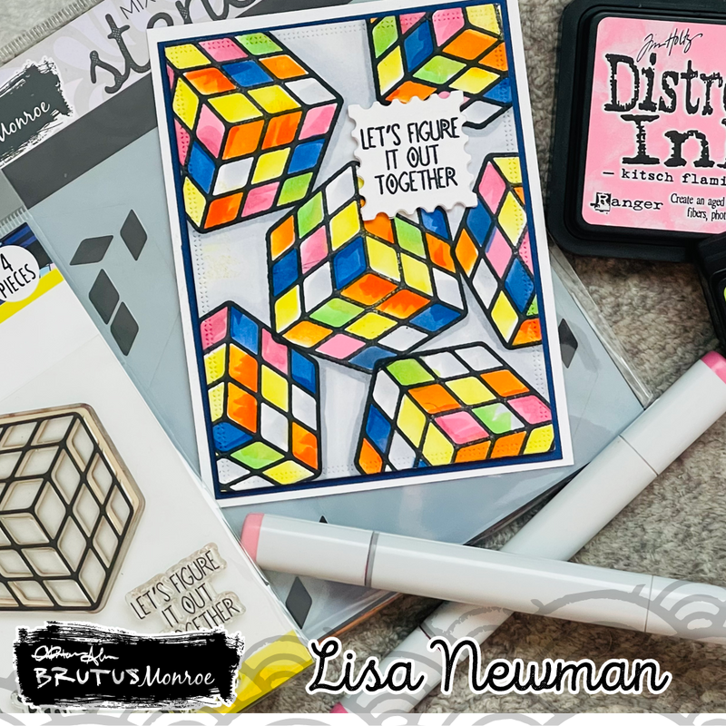 Puzzling | Mixed Media Stencil